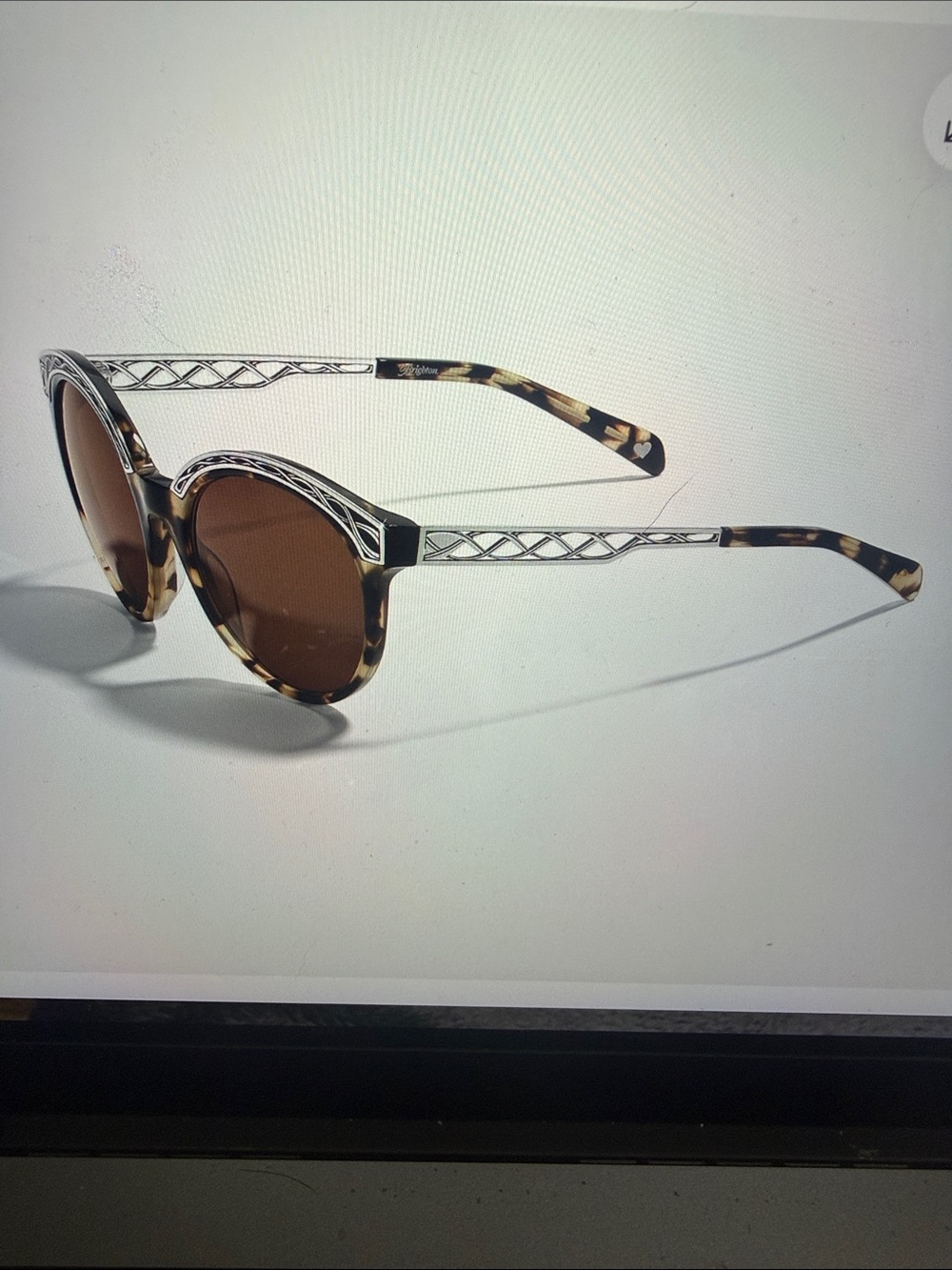 🕶️🆕 Brighton Sydney Tortoise Shell Brown Cat Eye Sunglasses UVA/UVB